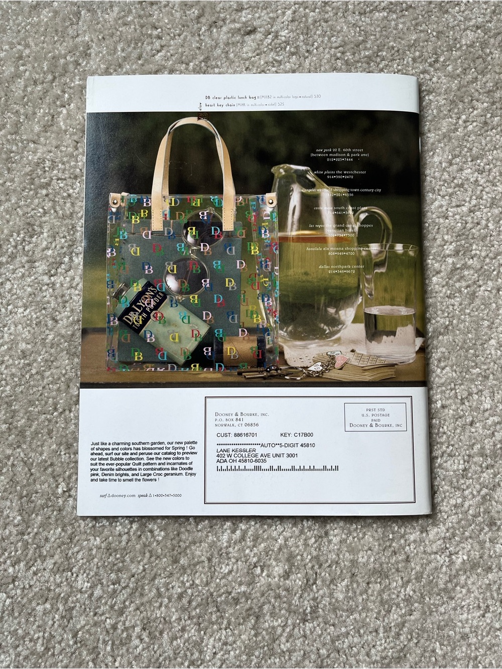 Dooney & Bourke Rare Georgia 2006 Handbag and Accessories Catalog Y2K Brand New! - Picture 11 of 11
